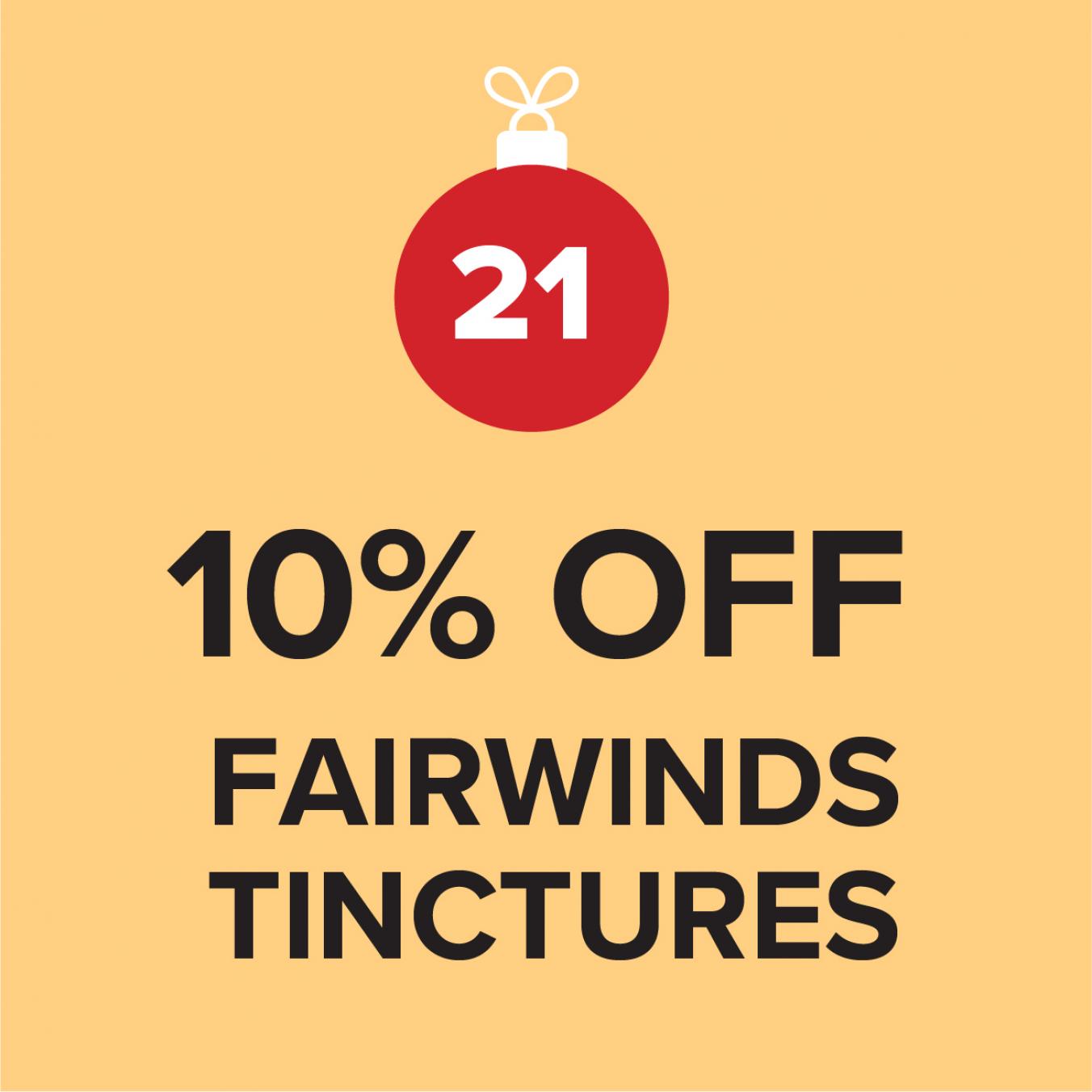 10% Off Fairwinds Tinctures